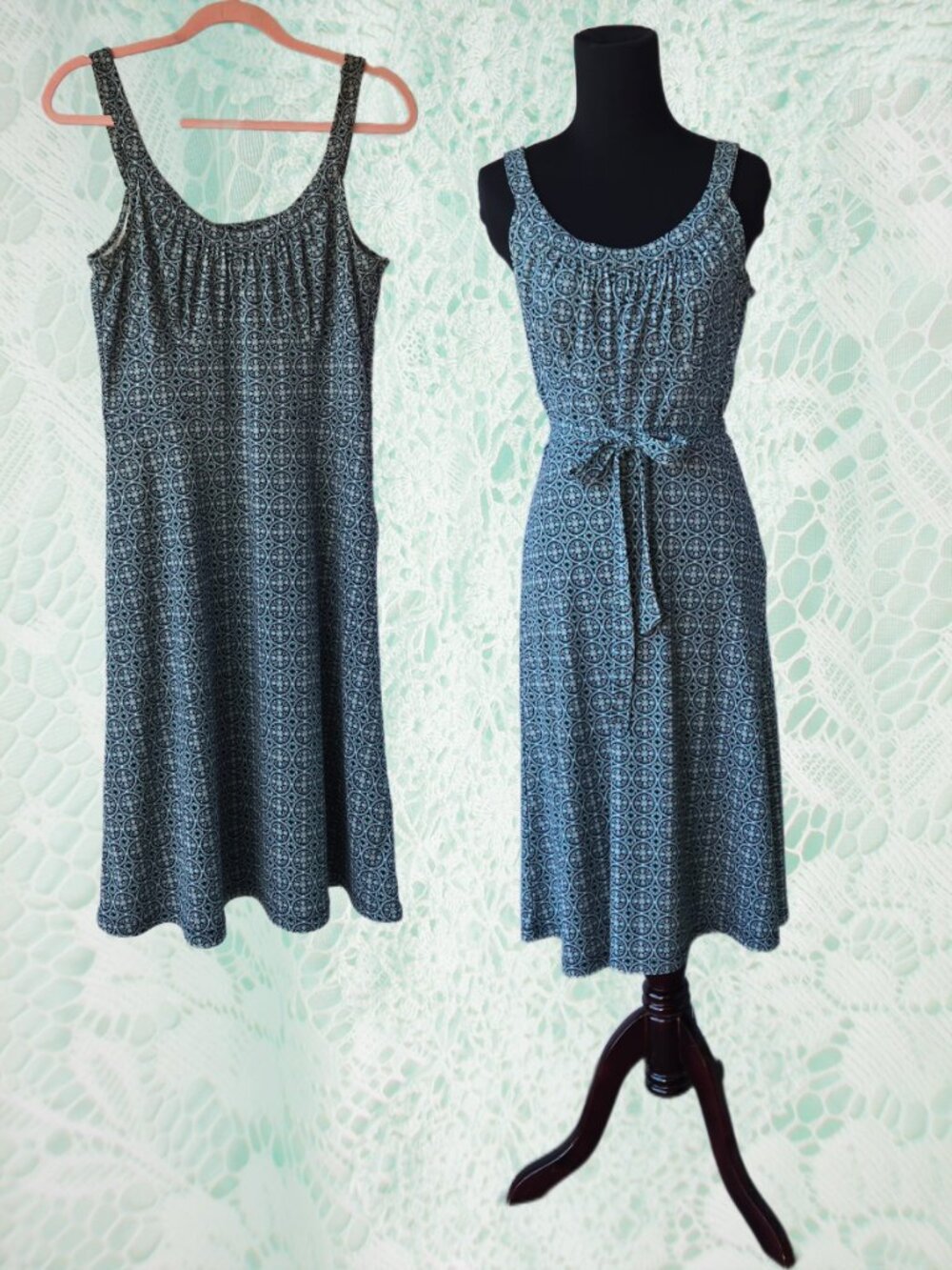 Ann Taylor LOFT Sleeveless Dress Women's Size 8 Boho FairyGrunge Classic